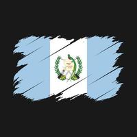 escova de bandeira da guatemala vetor