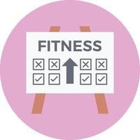 ilustração em vetor placa de fitness em um icons.vector de qualidade background.premium para conceito e design gráfico.