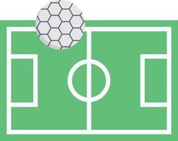 ilustração vetorial de campo de futebol em um icons.vector de qualidade background.premium para conceito e design gráfico. vetor