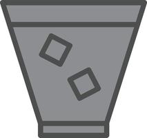 design de ícone de vetor de uísque de vidro