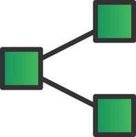 design de ícone de vetor de diagrama de projeto