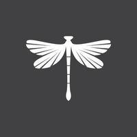 ícone de ilustração de libélula vetor