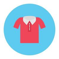 ilustração vetorial de camisa em uma qualidade background.premium icons.vector ícones para conceito e design gráfico. vetor