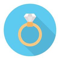 ilustração vetorial de anel de diamante em ícones de símbolos.vector de qualidade background.premium para conceito e design gráfico. vetor