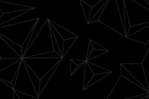 vetor moderno polígono linha abstrato. fundo de triângulo geométrico poligonal escuro.