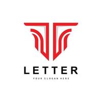 logotipo da letra t, vetor de estilo de letra moderno, design adequado para marcas de produtos com letra t