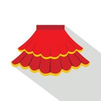 ícone de saia, estilo simples vetor