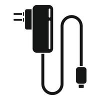 vetor simples do ícone do carregador do telefone. carga da bateria