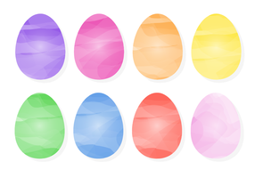 Ovos de Páscoa coloridos grátis vetor
