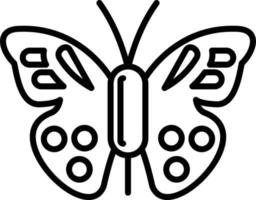 design de ícone criativo de borboleta vetor