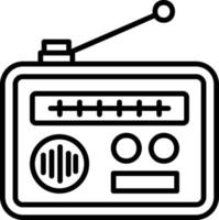 design de ícone criativo de rádio vetor