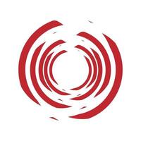 ilustrador do ícone do símbolo do furacão. pode ser usado para logotipos, negócios, sites e empresas e logotipos de jogos vetor