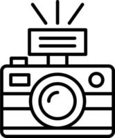 design de ícone criativo de câmera fotográfica vetor