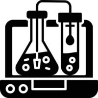 design de ícone criativo de química vetor