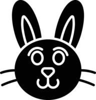 design de ícone criativo de coelho vetor