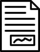 design de ícone de vetor de assinatura de arquivo