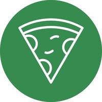 design de ícone de vetor de fatia de pizza