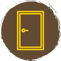 design de ícone de vetor fechado de porta