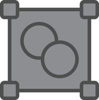 design de ícone de vetor de grupo de objetos