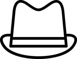 design de ícone de vetor de chapéu de cowboy