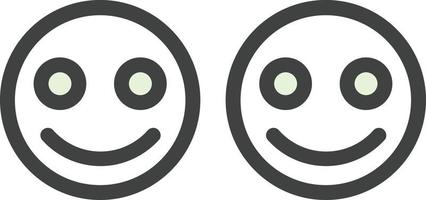 design de ícone de vetor de sorriso alternativo