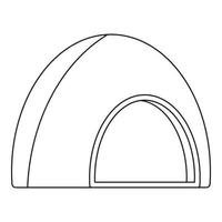 ícone de padaria natural, estilo de estrutura de tópicos vetor