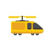 transporte ícone de táxi não tripulado vetor plano isolado