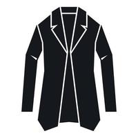 ícone de jaqueta, estilo simples vetor