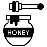 pote de mel que pode facilmente modificar ou editar vetor