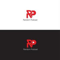 design de logotipo rp vetor