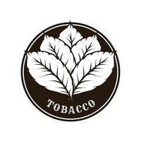 logotipo do tabaco isolado no branco vetor