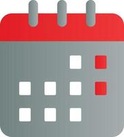 design de ícone de vetor alternativo de calendário