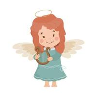 ilustração vetorial de anjo vetor