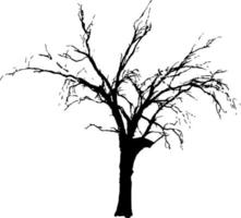 silhueta de árvores para o site, para impressão. ilustração de gráficos vetoriais vetor