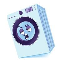vetor de personagem de desenho animado de máquina de lavar