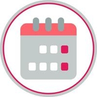 design de ícone de vetor de semana de calendário