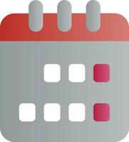 design de ícone de vetor de semana de calendário