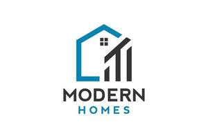 design de logotipo de t em vetor para construção, casa, imóveis, construção, propriedade. modelo de design de logotipo profissional na moda mínimo incrível.