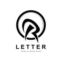 logotipo da letra r, símbolo do alfabeto vetorial, design para logotipos de marcas com letra inicial vetor