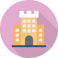 ilustração vetorial de construção de castelo em um icons.vector de qualidade background.premium para conceito e design gráfico. vetor