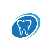 ilustração em vetor modelo logotipo dental