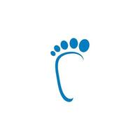 design de modelo de logotipo para cuidados com os pés vetor