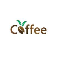 vetor modelo de logotipo de café ilustração de ícone vetorial