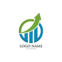 vetor de modelo de logotipo profissional de finanças de negócios