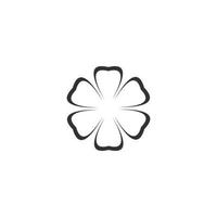 modelo de logotipo de design de flores de vetor de beleza