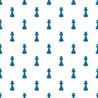 padrão de rei de xadrez, estilo cartoon vetor