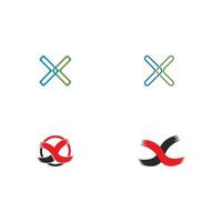 letra x símbolo logotipo abstrato imagem vetorial vetor