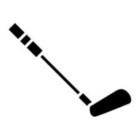 ícone de glifo de tacos de golfe vetor