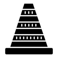 ícone de glifo de cone vetor