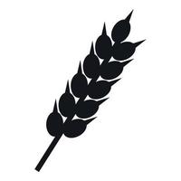 ícone de orelha de trigo seco, estilo simples vetor